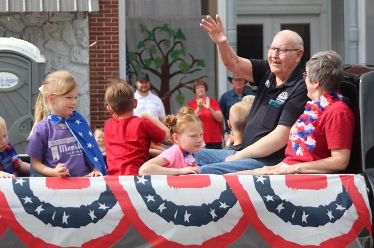 Gayle Meeske family in parade photo 1