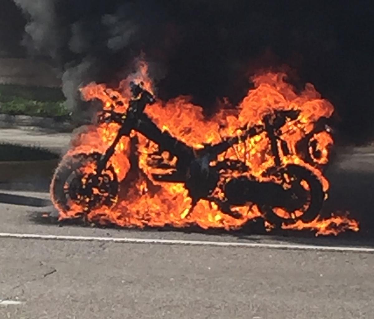 Motorcycle fire | Local News | fremonttribune.com