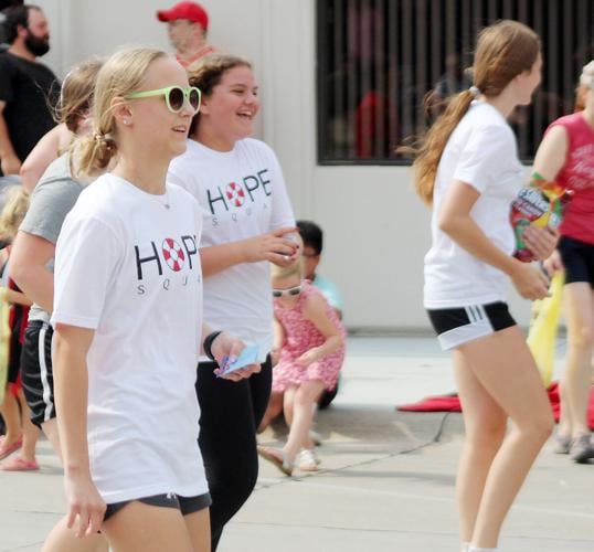 Weeping Water Hope Squad in grand parade