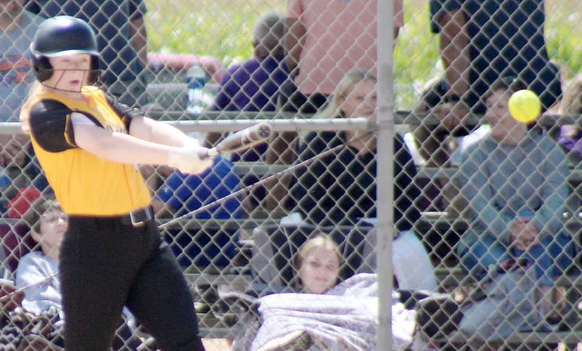 Emma Renner 3 RBI double in third inning