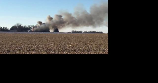 WATCH NOW; Cedar Bluffs firefighters battle storage building blaze - Vimarsana News