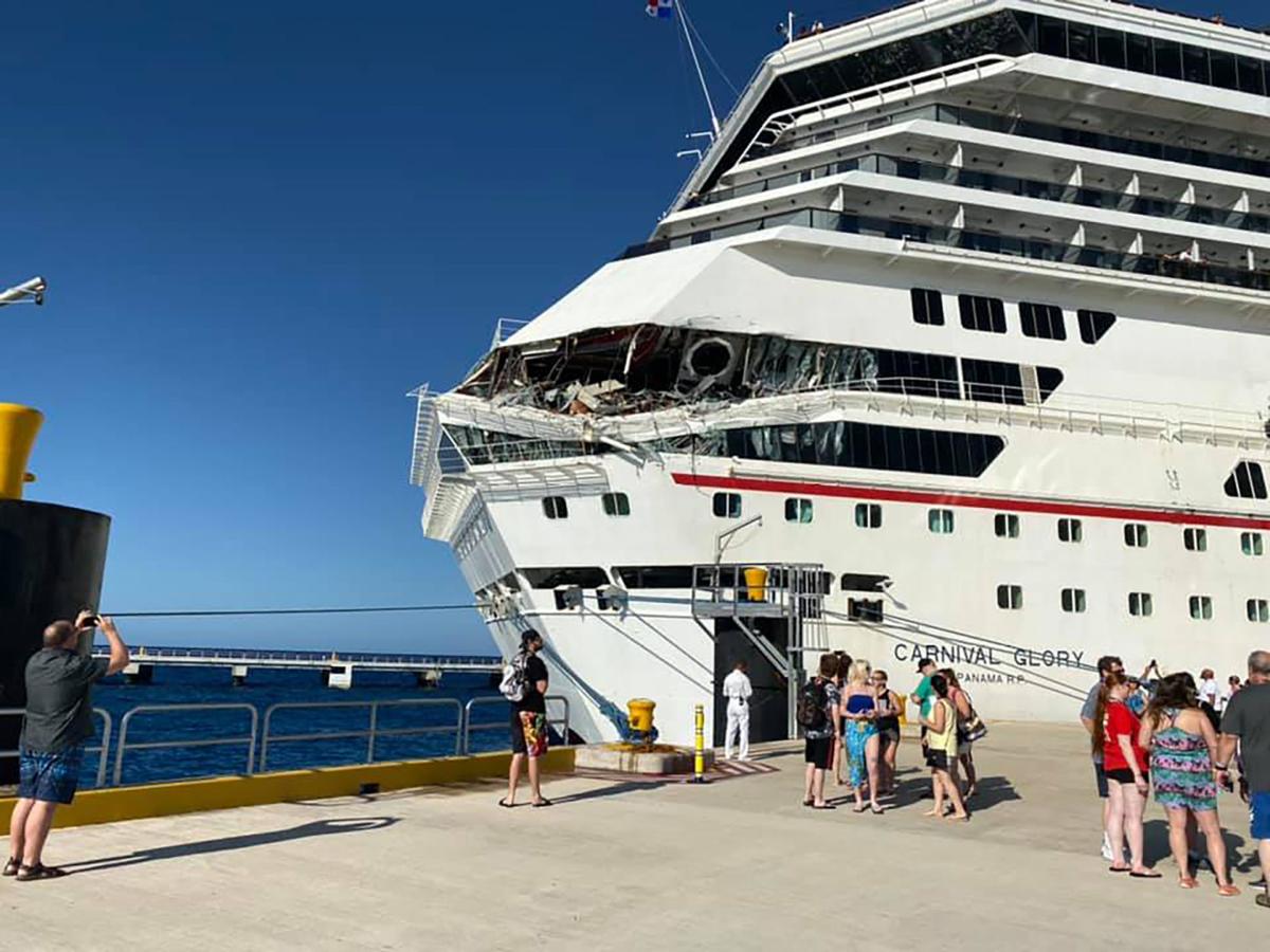 Video Shows Cruise Ships Colliding In Cozumel Mexico 1 Passenger Hurt World Fremonttribune Com