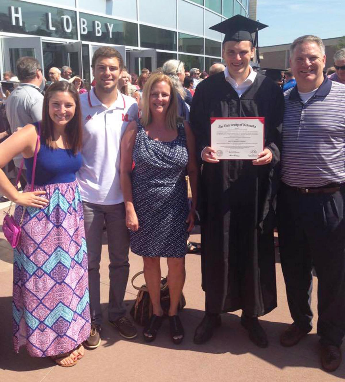 Graduate and family