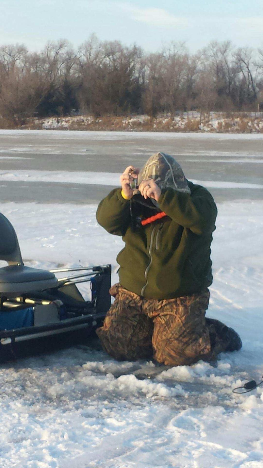 Ice fishing heats up at Fremont Lakes SRA State and Regional