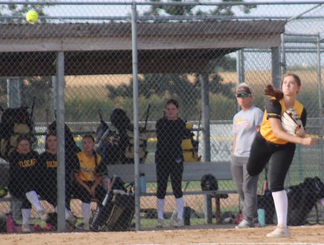 Lauren Green makes play vs Nebraska City