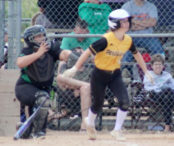Elizabeth Harvey RBI single in third inning