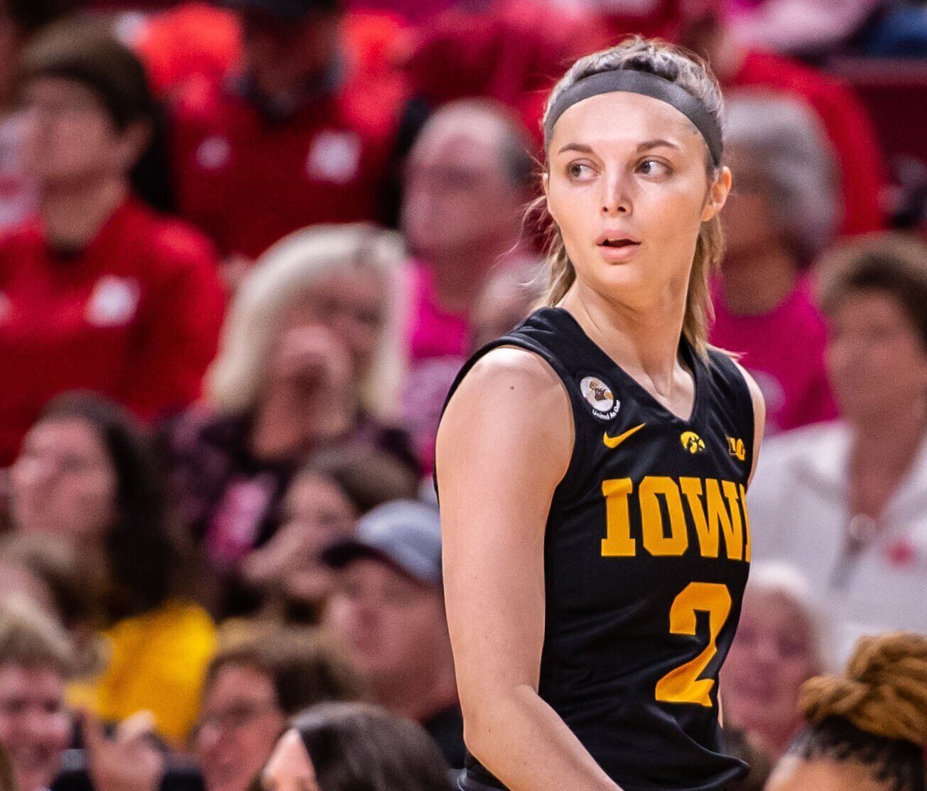 Former Fremont star Taylor McCabe had a front row seat at Iowa s