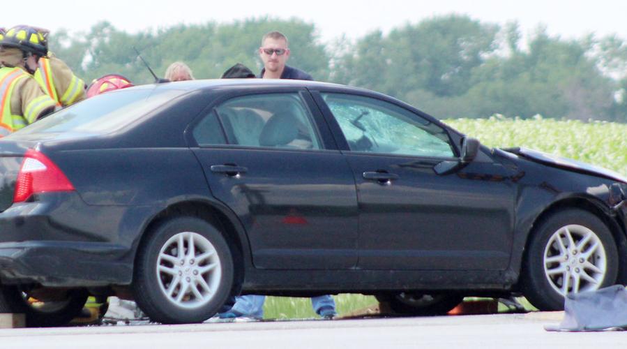 Car before extrication begins