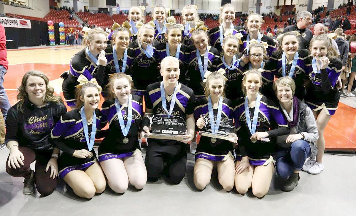 Louisville cheerleaders capture state championship
