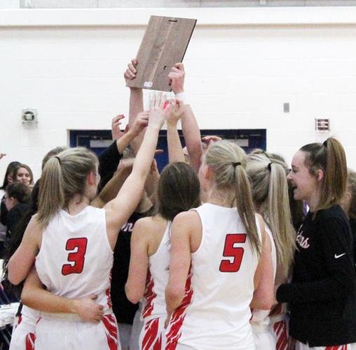 Team celebrates with district plaque 2