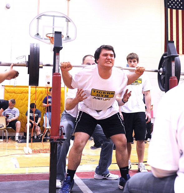 Taylor leads Tigers in powerlifting meet High School Sports