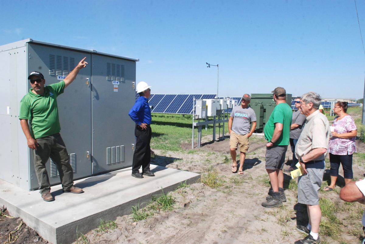 City gives public look at solar farm, power plant