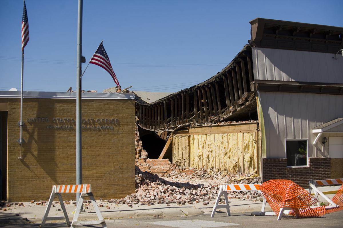 Wall collapse damages Arlington post office News