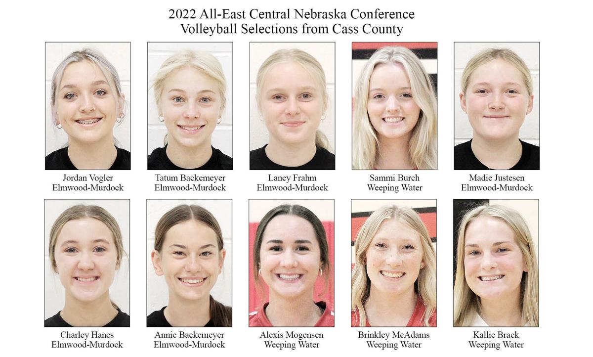 2022 All-East Central Nebraska Conference Volleyball Selections from Cass County