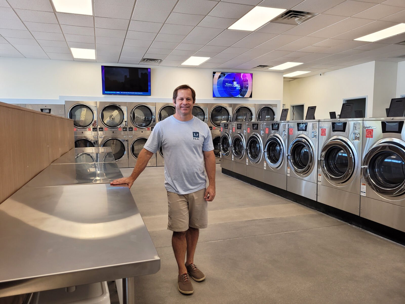 New laundromat designed to be family friendly