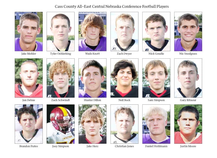 Cass County football players earn All ECNC recognition