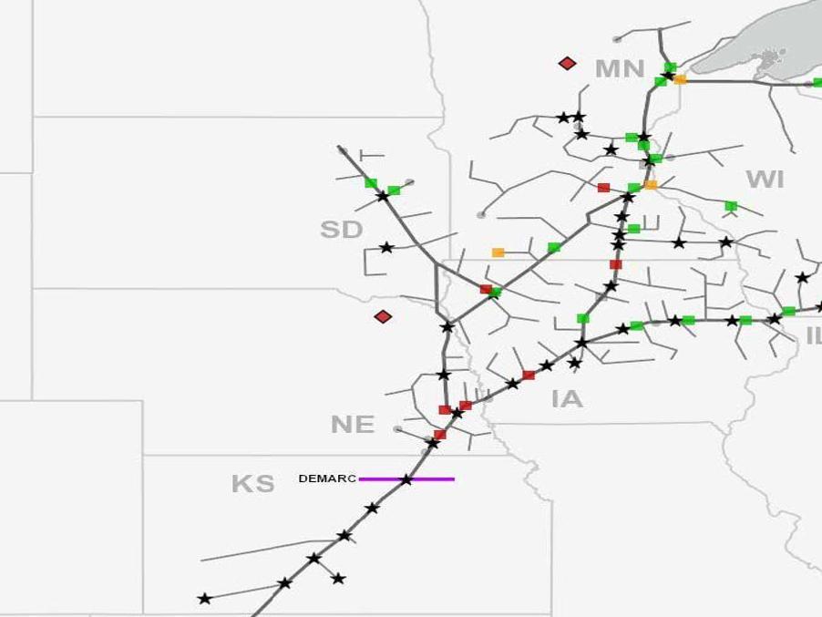 Northern Natural Gas Map Pipes For Gas, Households Affected By Sub-Zero Temperatures | Local News |  Fremonttribune.com