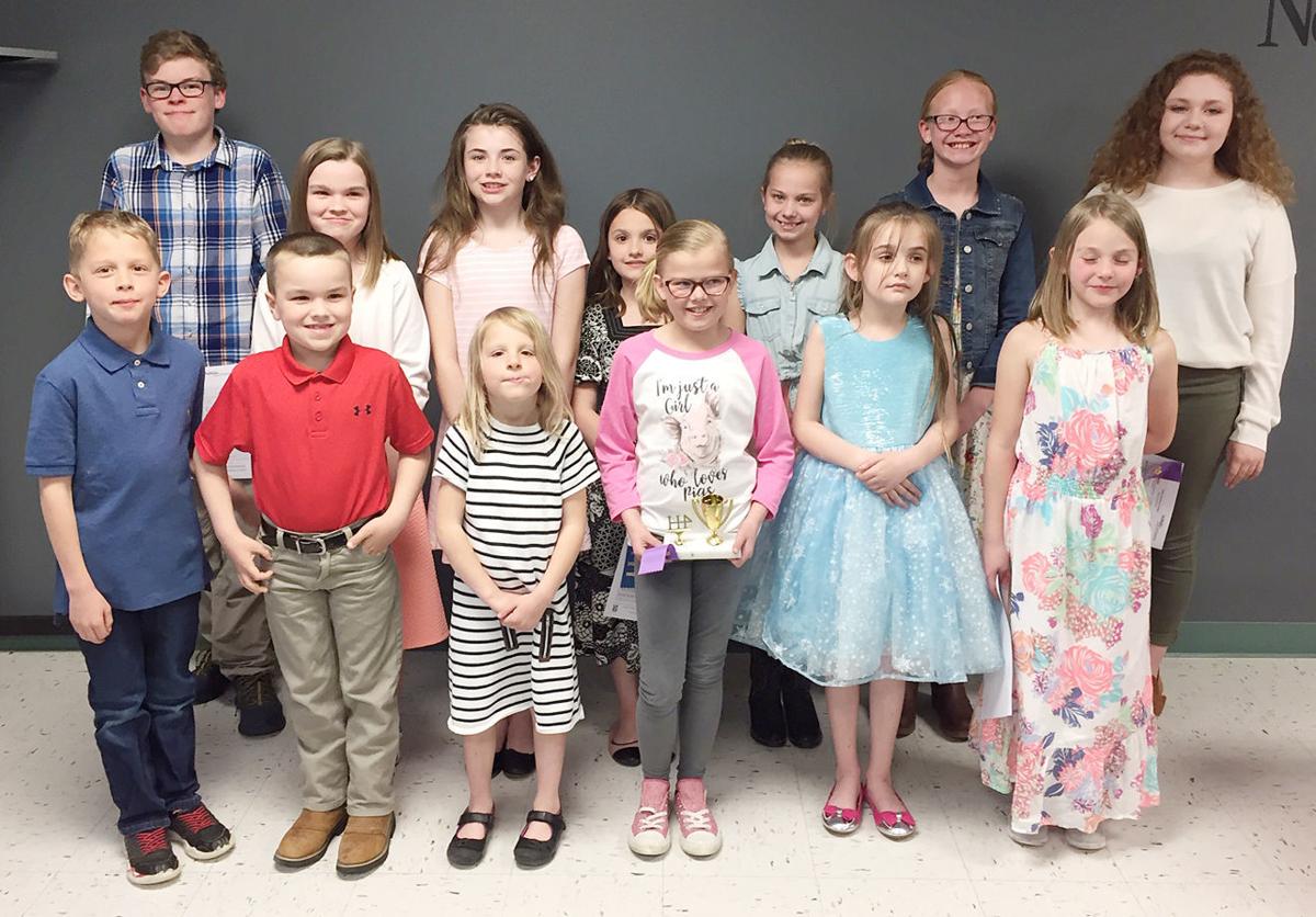 County public speaking contest students