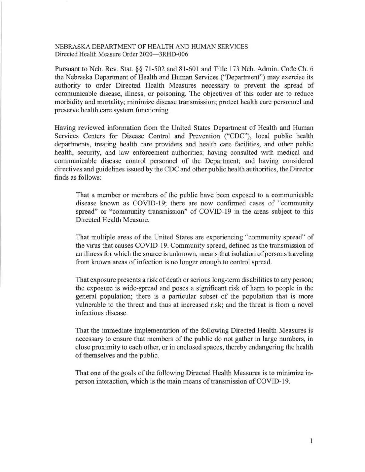 Fremont Area Remains In Phase 3 With New Directed Health Measures Local News Fremonttribune Com