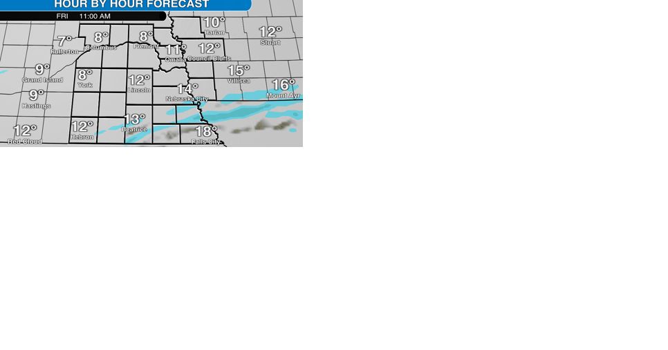 Chance of snow Friday, but a chance of thunderstorms by Sunday night in southeast Nebraska - Vimarsana News