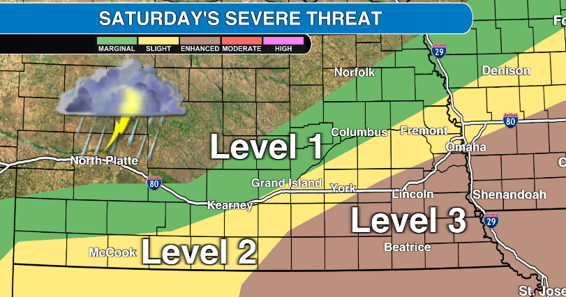 Weather In Nebraska More severe weather possible in Nebraska Saturday and Sunday