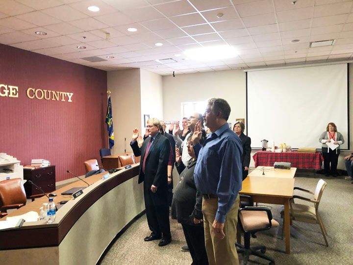 County Officials Sworn Into Office