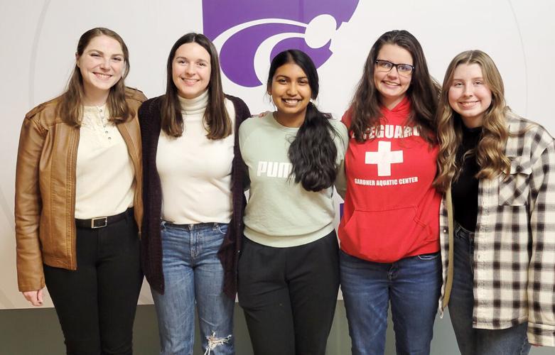 Cassidy Hartig with EWB members