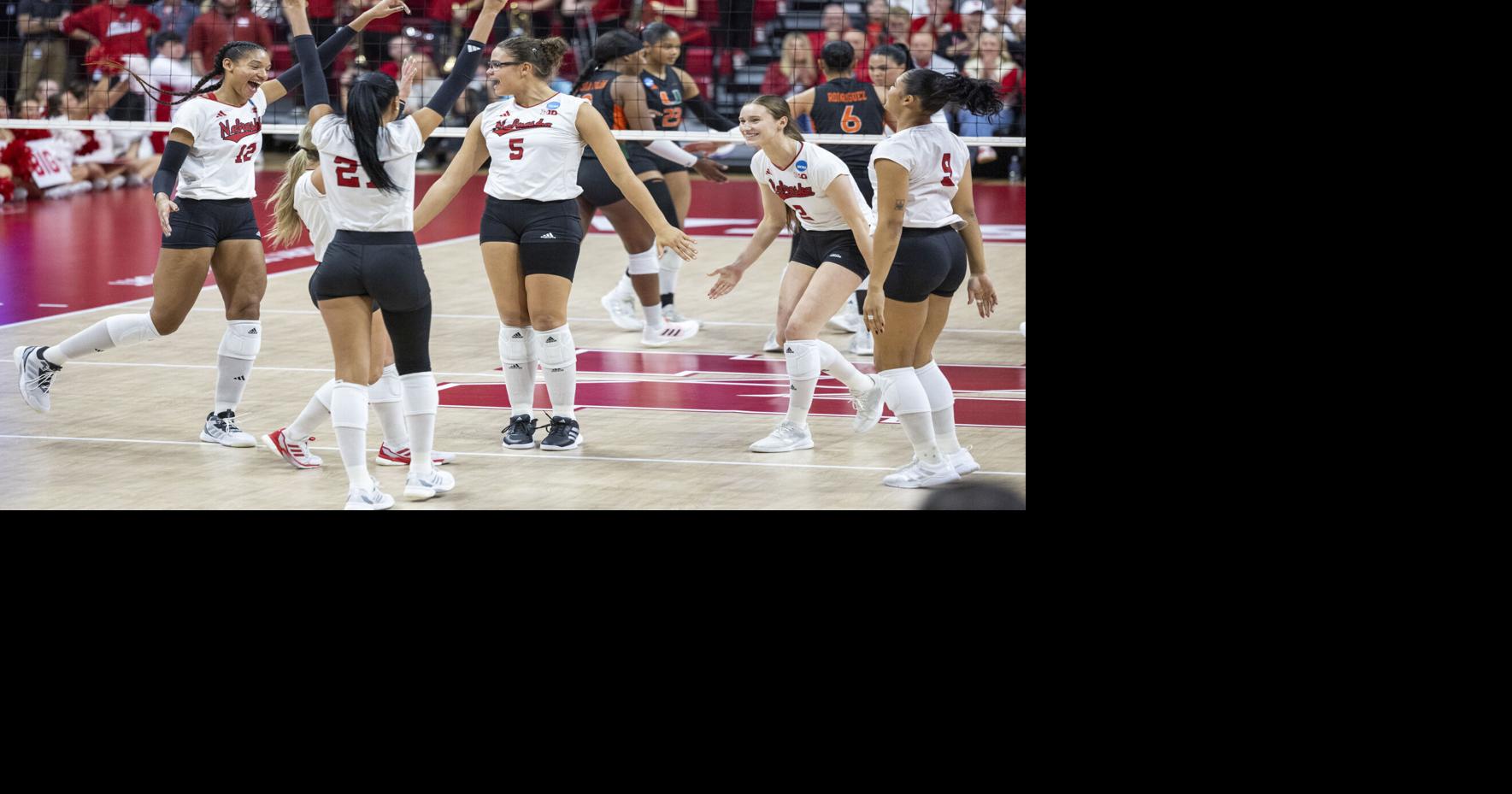 Nebraska volleyball contains Canes