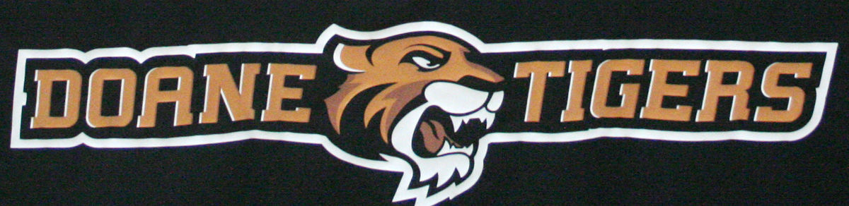 Doane Tigers sports logo from banner