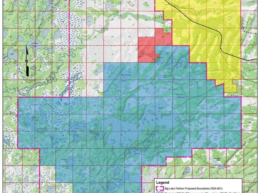 Big Lake And Houston City Limits Map Frontiersman Com Houston City Limits Map