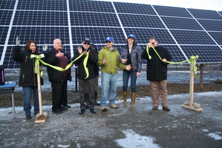 Willow Solar Farm ribbon cutting
