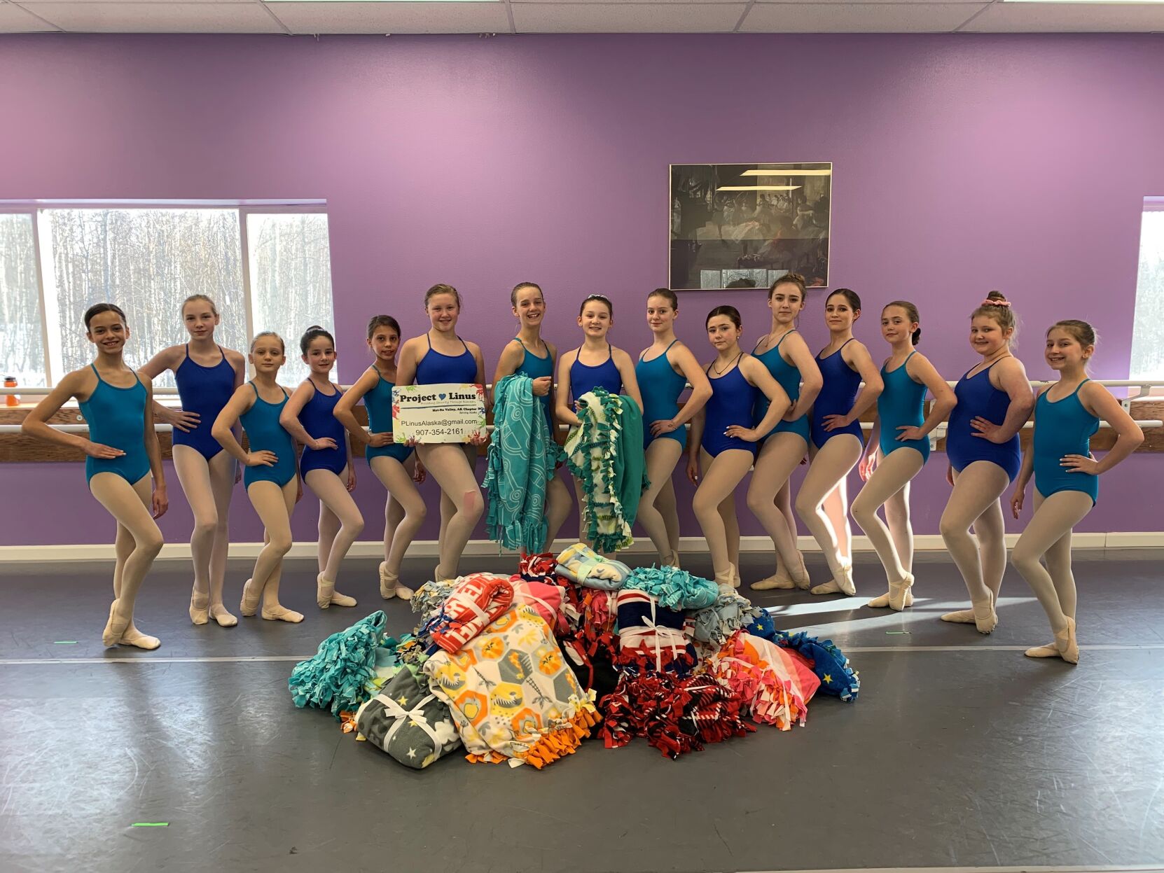 Project Linus receives handmade blankets from local dance studio