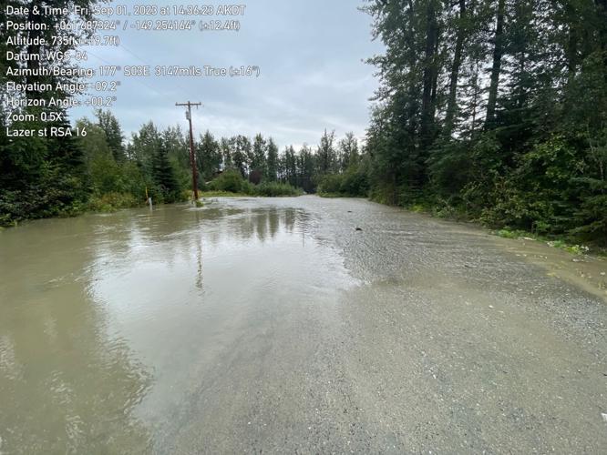 Week of rains cause swollen riverbanks, road closures in MatSu Local