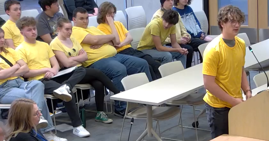 Students continue to address BP 9110 during joint MSB/school board ...