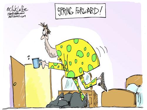 Spring Forward | Cartoons | frontiersman.com