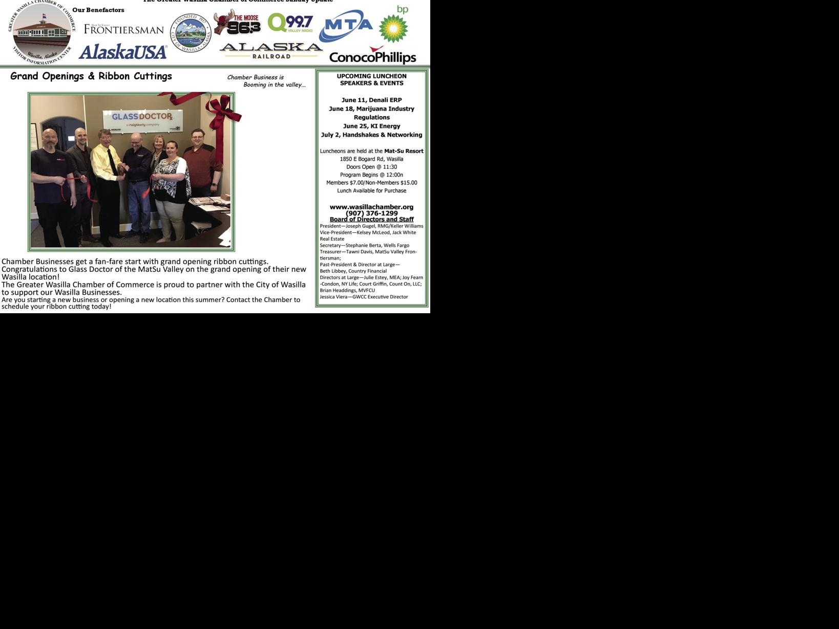 Wasilla Chamber of Commerce, June 9, 2019 Wasilla