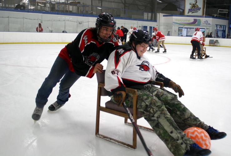 Rockin Hockey Event pairs high school players and special needs