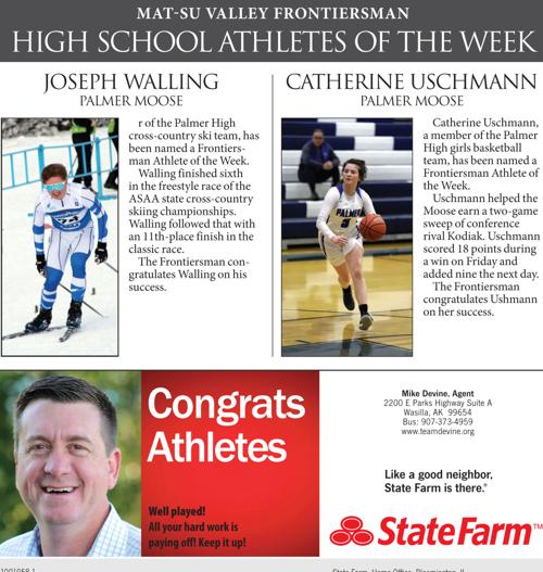 Athletes of the Week Athlete of the Week