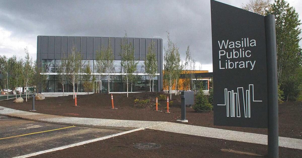 Wasilla Library holding outdoor Story Walk