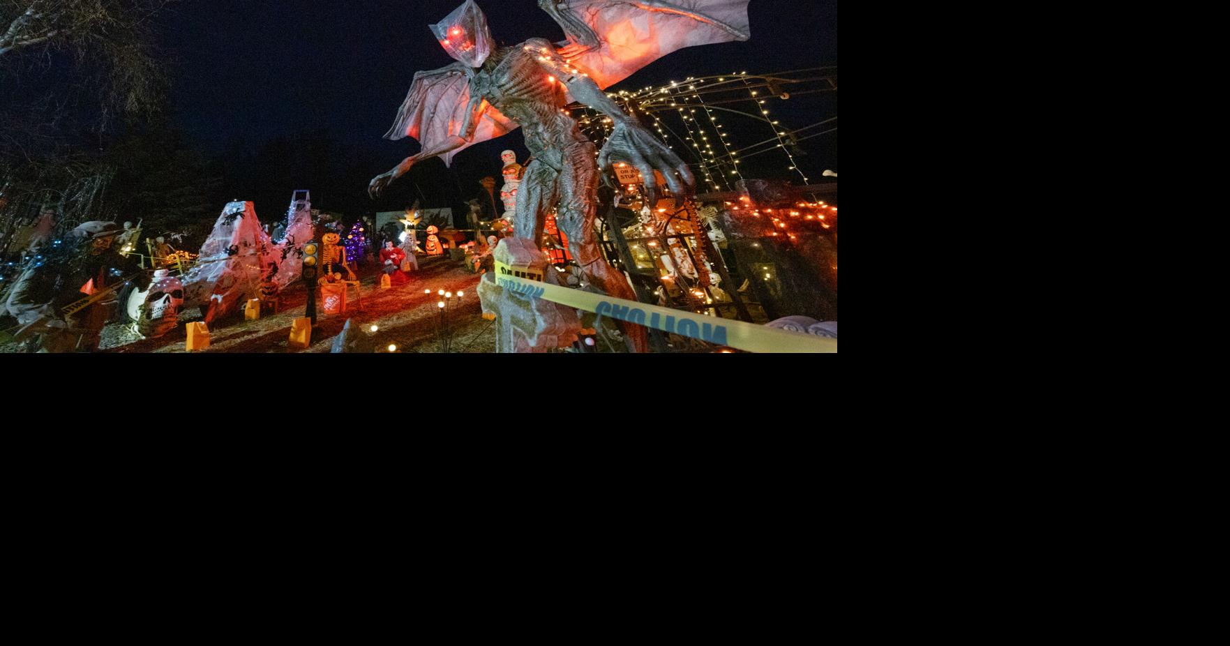 Local Wasilla man creates a spooktacular display for Halloween