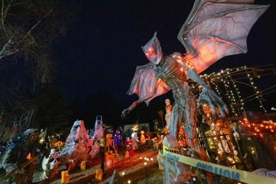 Local Wasilla man creates a spook-tacular display for Halloween ...