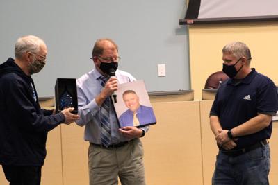 Trimmer Honored After Five Years On School Board Local News Stories Frontiersman Com