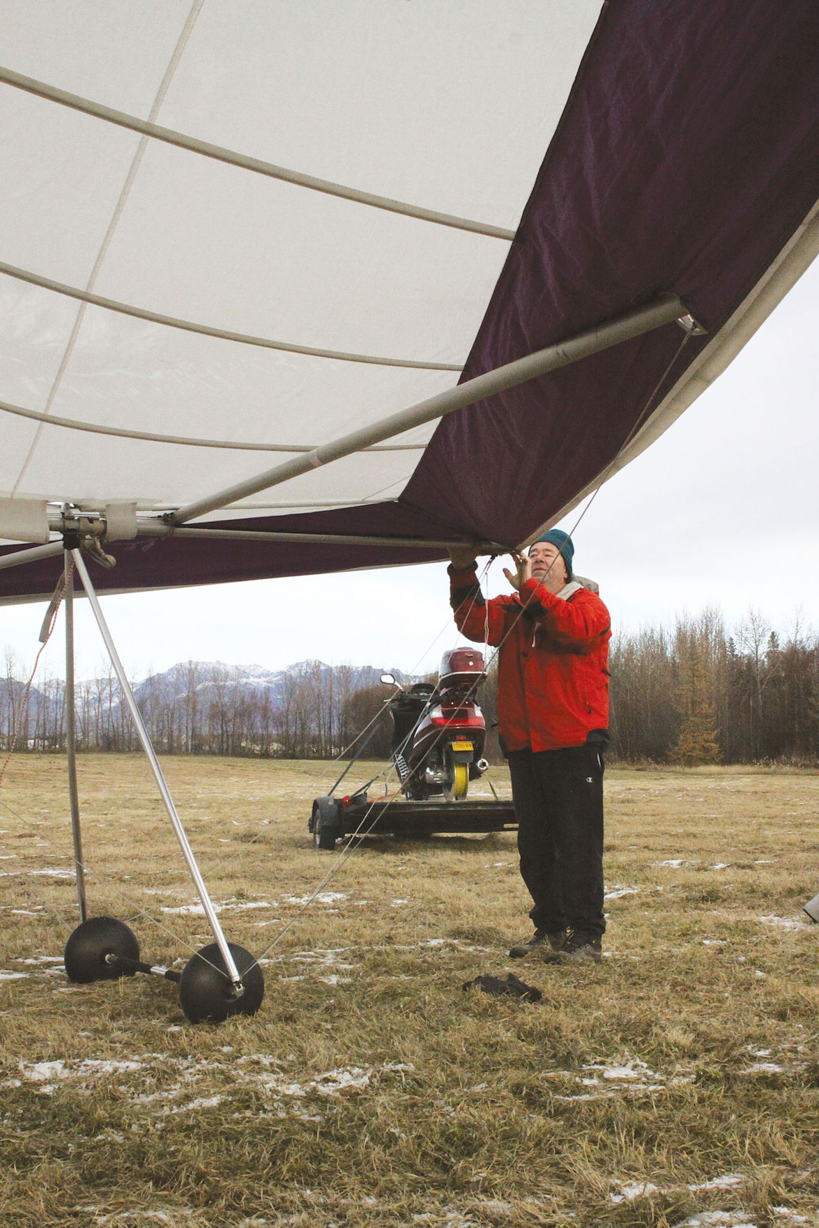 Scooter, wire, open doors for hanggliding Local News Stories