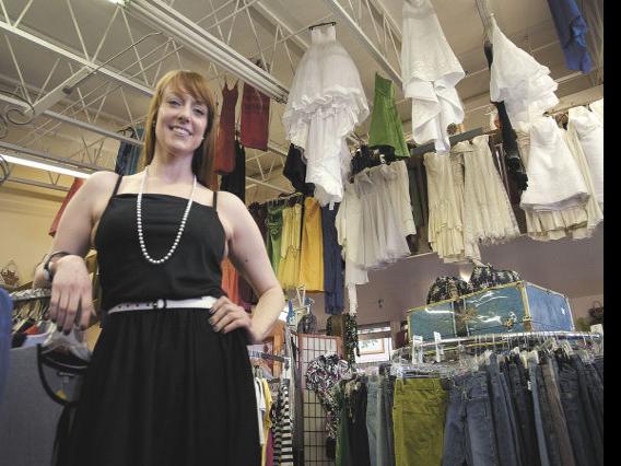 Boutique Sells Consignment Fashions In A Vintage Themed Space