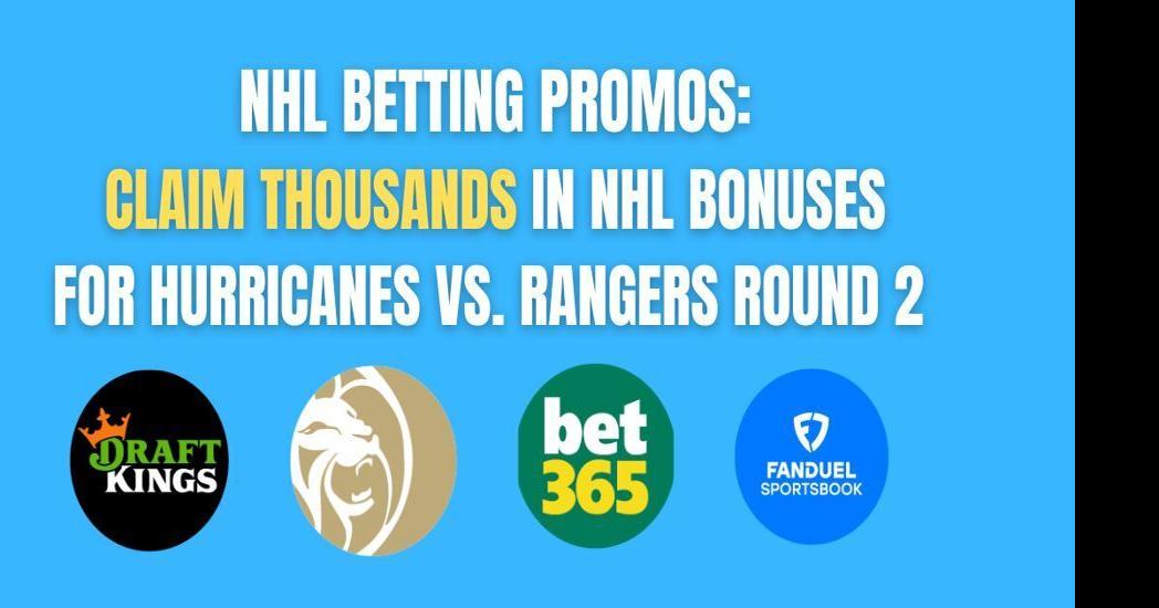 NHL sportsbook offers Huge Canes vs. Rangers bonuses