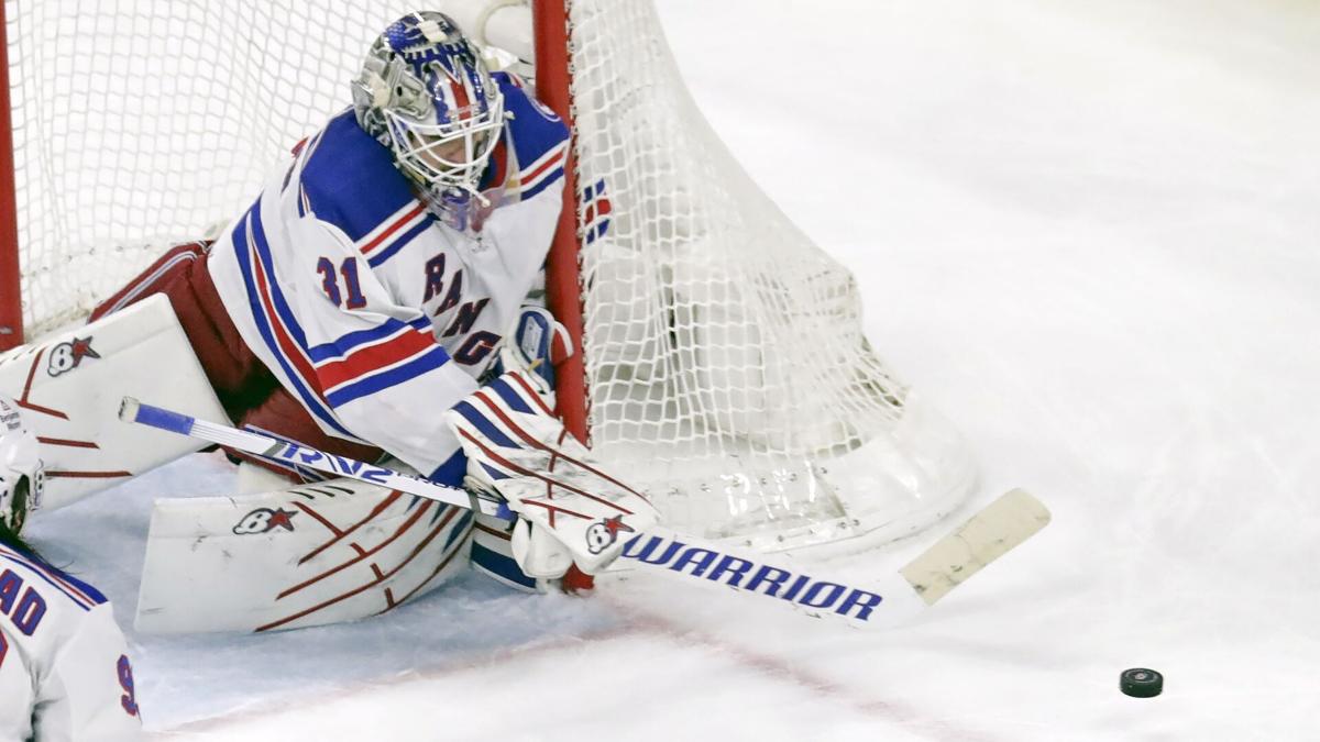 Rangers' Igor Shesterkin becomes fifth goalie to record two assists in an  NHL playoff game