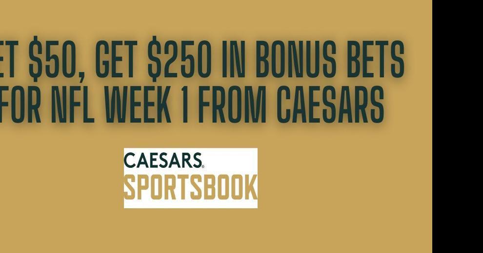 Caesars promo code PLAYSGET leads to $250 Caesars NFL bonus