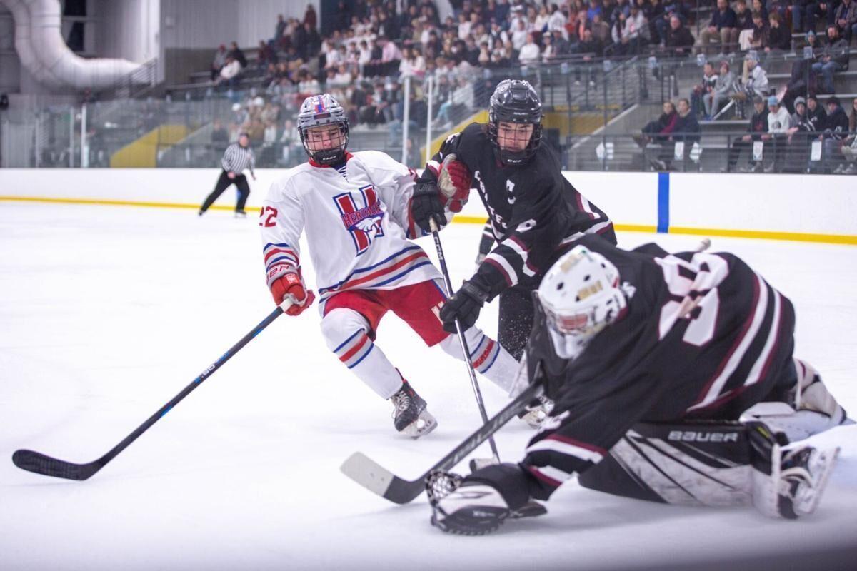 Ice hockey practice, preseason poll means winter sports here