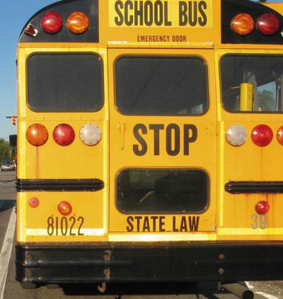 Back of school bus