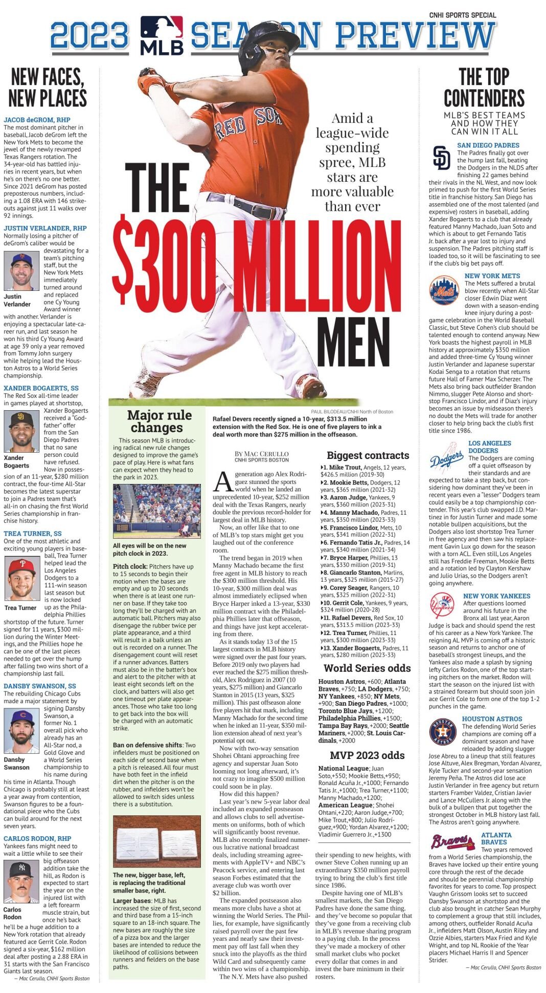 USA TODAY Sports  The 2023 USA TODAY Sports MLB season preview is here  Dive into the content How to get free MLBTVI httpbitly3lRpAeE 9  questions entering the season httpbitly3JWVtKP Staff picks